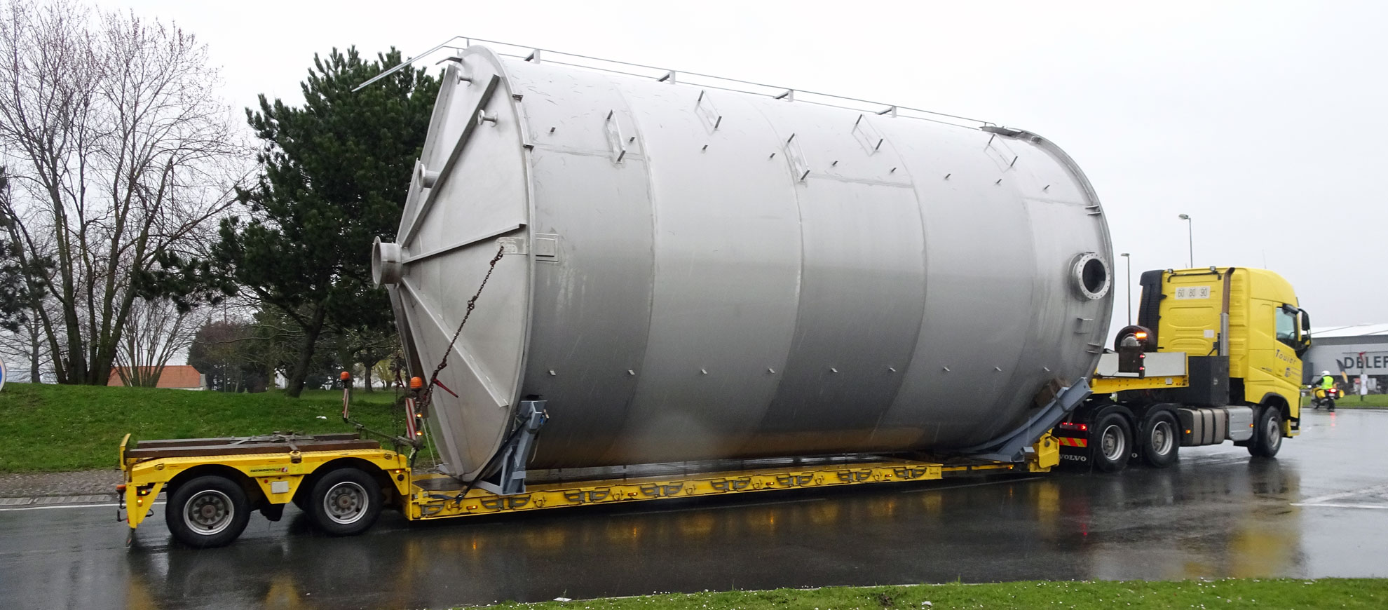 Transport d'une cuve