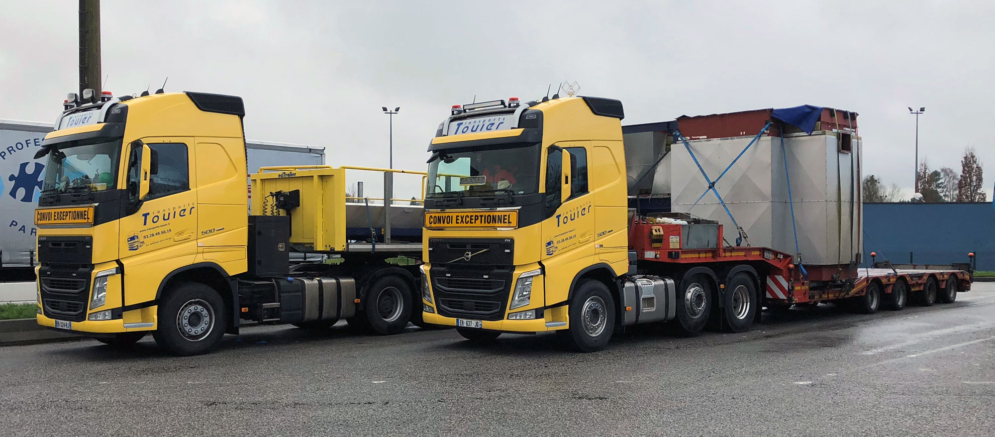 2 des camions Transports Touier
